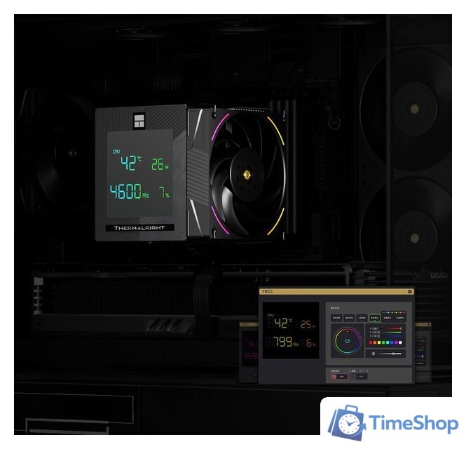 Кулер для процессора Thermalright Phantom Spirit 120 Digital EVO (черный) - Изображение №3 — Интернет-магазин Time-Shop