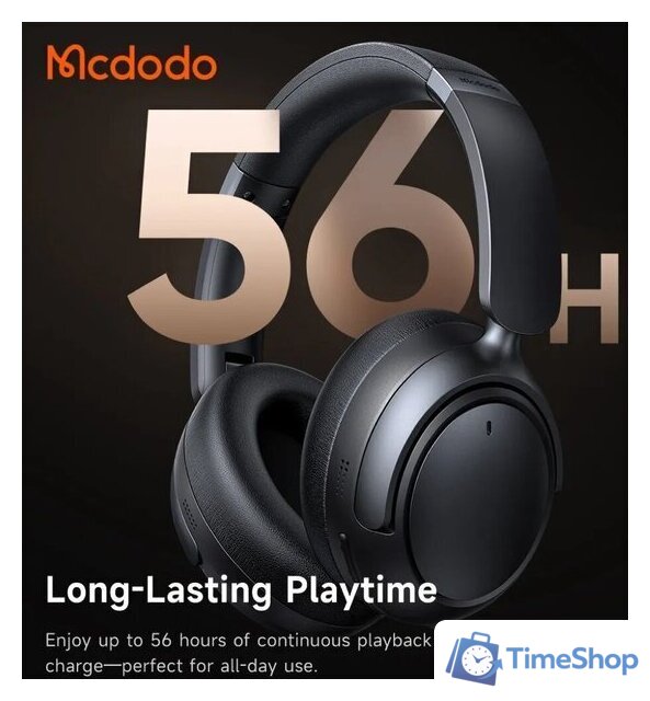 Наушники McDodo T02 (черный) - Изображение №6 — Интернет-магазин Time-Shop