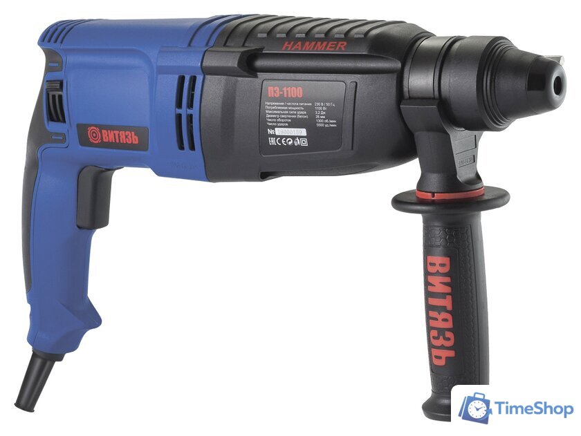 Перфоратор Витязь ПЭ-1100 18014001 - Изображение №4 — Интернет-магазин Time-Shop