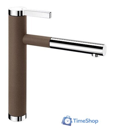 Смеситель Blanco Linee-S Silgranit (кофе) [518445] - Изображение №1 — Интернет-магазин Time-Shop