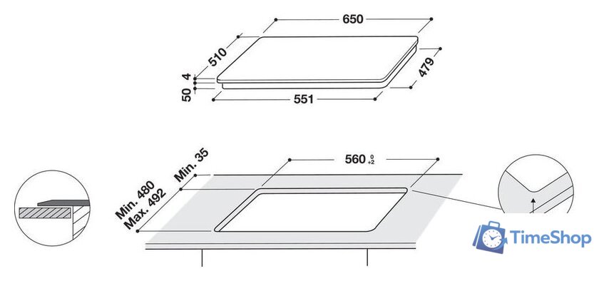 Варочная панель Whirlpool WF S9365 BF/IXL - Изображение №16 — Интернет-магазин Time-Shop