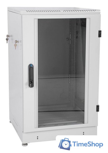 Шкаф телекоммуникационный ЦМО 18U ШТК-М-18.6.8-1ААА-9005 - Изображение №1 — Интернет-магазин Time-Shop