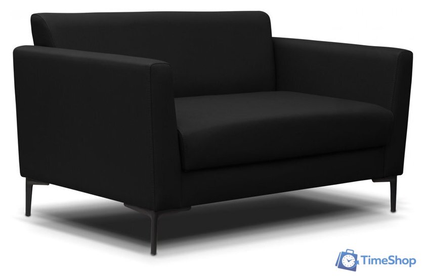 Диван Brioli Куно М двухместный (L22/черный) - Изображение №3 — Интернет-магазин Time-Shop