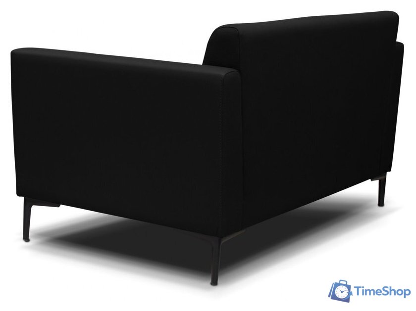 Диван Brioli Куно М двухместный (L22/черный) - Изображение №4 — Интернет-магазин Time-Shop