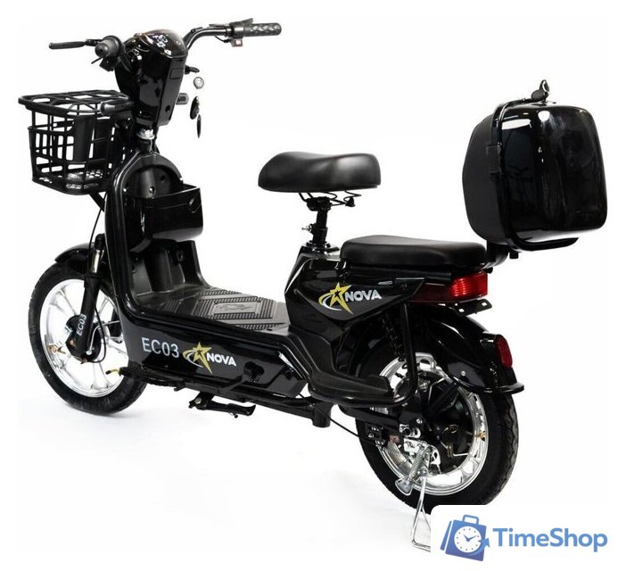 Электроскутер NOVA EC03 (чёрный, без цепи) - Изображение №10 — Интернет-магазин Time-Shop