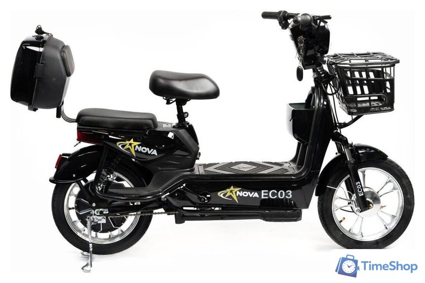 Электроскутер NOVA EC03 (чёрный, без цепи) - Изображение №6 — Интернет-магазин Time-Shop