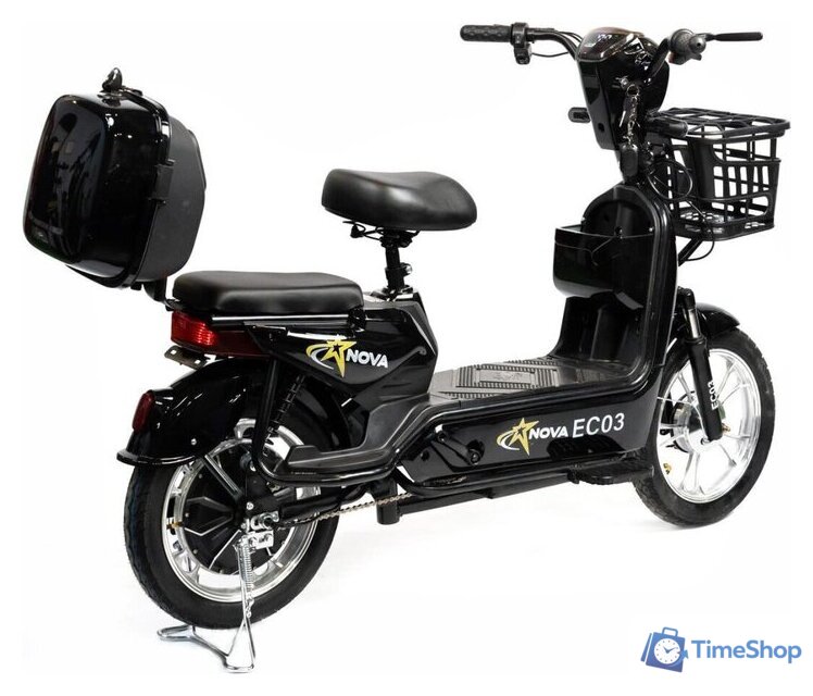 Электроскутер NOVA EC03 (чёрный, без цепи) - Изображение №7 — Интернет-магазин Time-Shop