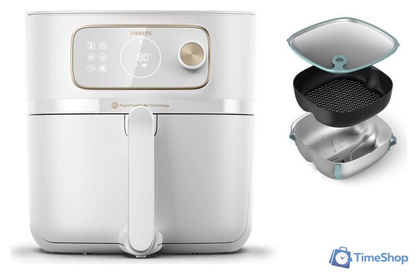 Аэрогриль (аэрофритюрница) Philips Ovi Smart 7000 series HD9876/25 - Изображение №1 — Интернет-магазин Time-Shop