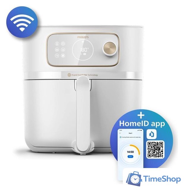 Аэрогриль (аэрофритюрница) Philips Ovi Smart 7000 series HD9876/25 - Изображение №4 — Интернет-магазин Time-Shop