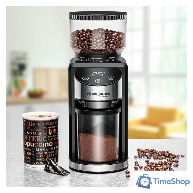 Электрическая кофемолка ROMMELSBACHER EKM 400 - Изображение №4 — Интернет-магазин Time-Shop