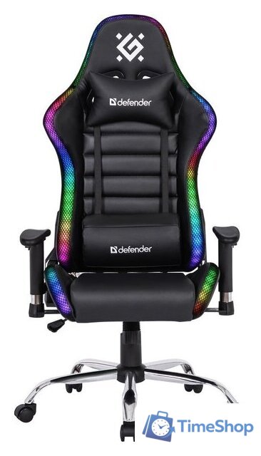 Игровое (геймерское) кресло Defender Ultimate (черный) - Изображение №2 — Интернет-магазин Time-Shop