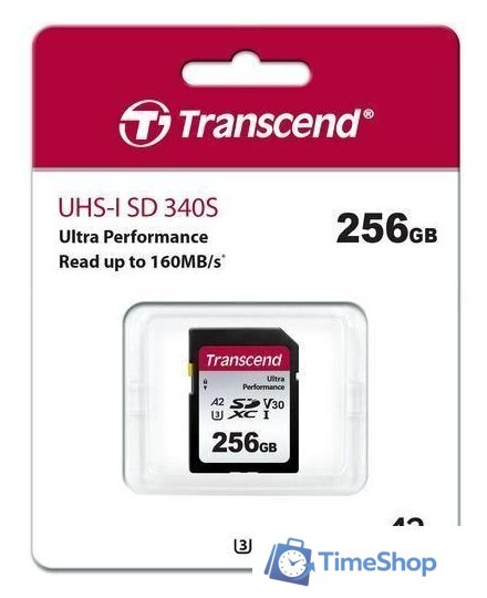 Карта памяти Transcend SDXC 340S 256GB TS256GSDC340S - Изображение №2 — Интернет-магазин Time-Shop