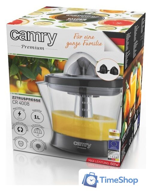 Соковыжималка CAMRY CR 4008 - Изображение №16 — Интернет-магазин Time-Shop