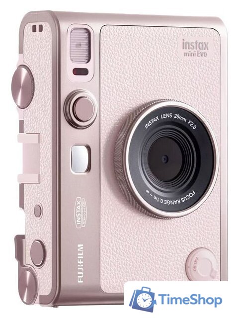 Фотоаппарат Fujifilm Instax Mini Evo (розовый) - Изображение №2 — Интернет-магазин Time-Shop