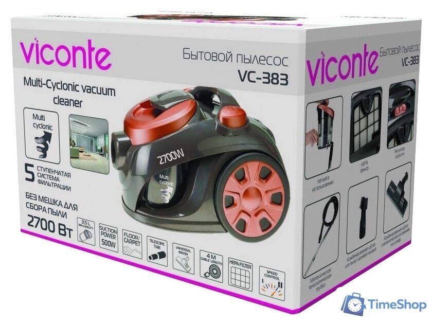 Пылесос Viconte VC-383 - Изображение №2 — Интернет-магазин Time-Shop