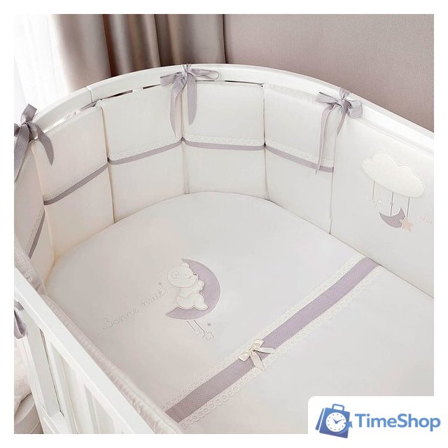 Детский комплект постельного белья Perina Bonne Nuit 7 предметов БНО7-125х75 - Изображение №1 — Интернет-магазин Time-Shop