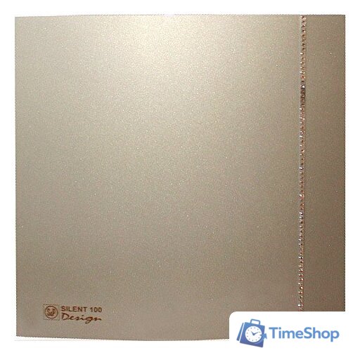 Осевой вентилятор Soler&Palau Silent-100 CZ Champagne Design Swarovski [5210622500] - Изображение №1 — Интернет-магазин Time-Shop