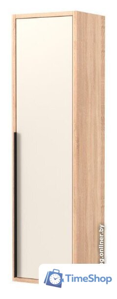  Дабер Шкаф-полупенал 015 СТ15.0.0.18Ч (бежевый/дуб/ручка черная) - Изображение №1 — Интернет-магазин Time-Shop