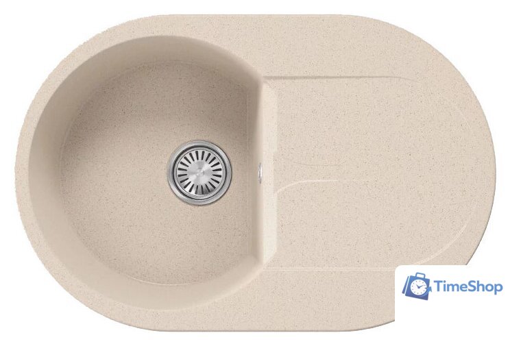 Кухонная мойка Polygran Atol-760 (кремовый) - Изображение №1 — Интернет-магазин Time-Shop