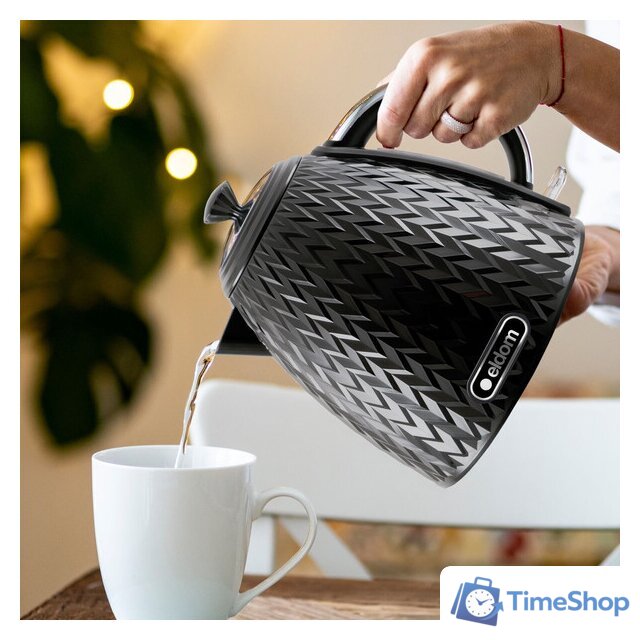 Электрический чайник Eldom C265 Nelo (черный) - Изображение №5 — Интернет-магазин Time-Shop