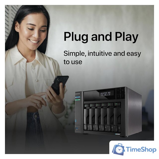 Сетевой накопитель ASUSTOR Lockerstor 6 Gen2 AS6706T - Изображение №4 — Интернет-магазин Time-Shop