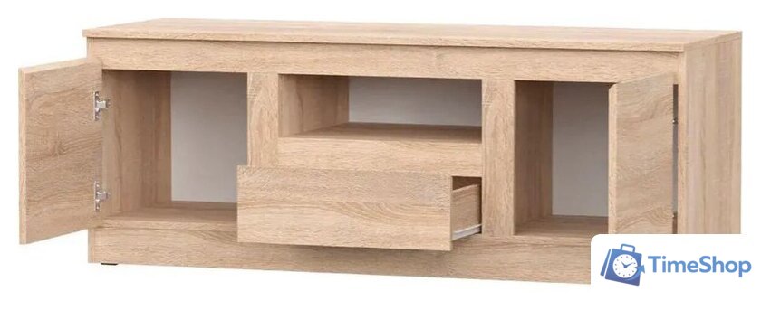 Тумба НК-Мебель Stern ТВ-135 (дуб сонома) - Изображение №2 — Интернет-магазин Time-Shop