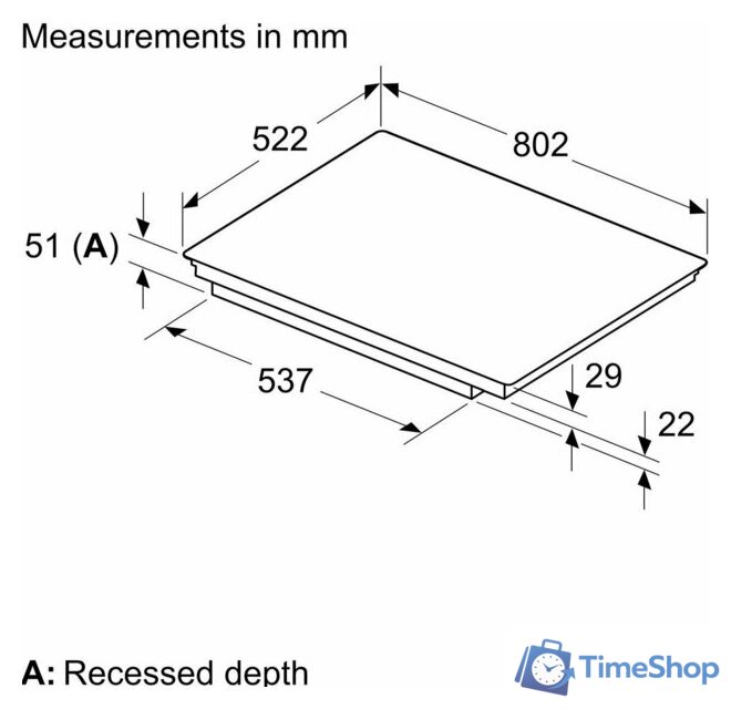 Варочная панель Siemens iQ500 ED81AHWB1E - Изображение №6 — Интернет-магазин Time-Shop