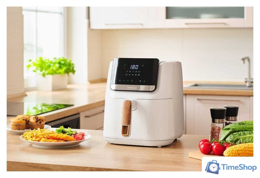 Аэрогриль (аэрофритюрница) Sencor SFR 6551WH - Изображение №9 — Интернет-магазин Time-Shop