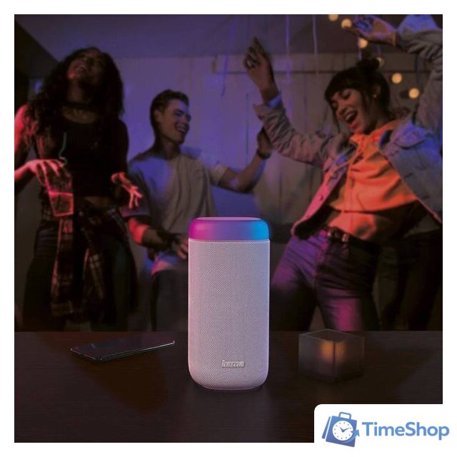 Беспроводная колонка Hama Shine 2.0 (белый) - Изображение №5 — Интернет-магазин Time-Shop