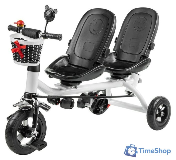 Детский велосипед Nino Двухместный (красный) - Изображение №3 — Интернет-магазин Time-Shop