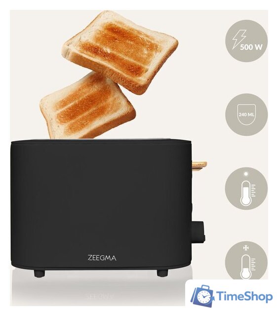 Тостер Zeegma Tostee Black Wood - Изображение №11 — Интернет-магазин Time-Shop