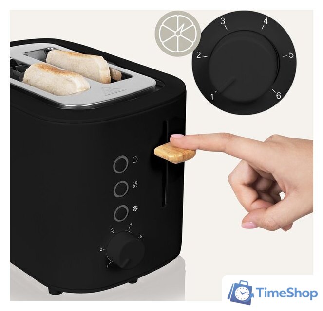 Тостер Zeegma Tostee Black Wood - Изображение №13 — Интернет-магазин Time-Shop