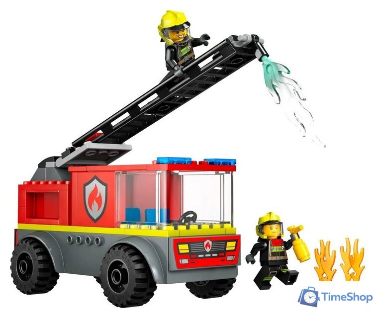 Конструктор LEGO City Пожарная машина с лестницей 60463 - Изображение №4 — Интернет-магазин Time-Shop