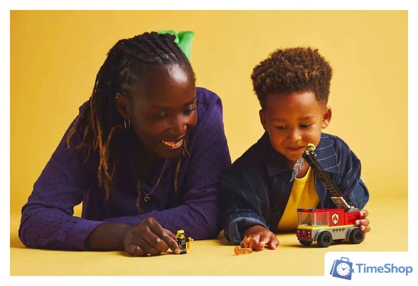 Конструктор LEGO City Пожарная машина с лестницей 60463 - Изображение №7 — Интернет-магазин Time-Shop