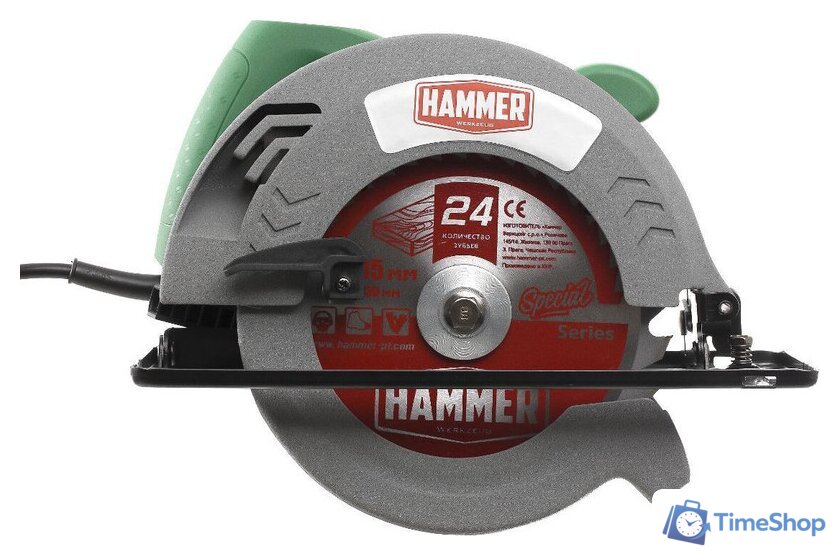 Дисковая (циркулярная) пила Hammer CRP1500/185 - Изображение №3 — Интернет-магазин Time-Shop