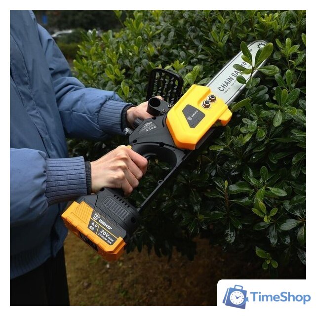 Аккумуляторная пила Deko DKCHS 20 081-2001 (с 2-мя АКБ, кейс) - Изображение №6 — Интернет-магазин Time-Shop