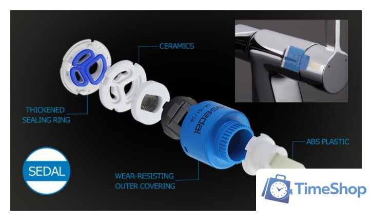 Смеситель Gappo Chanel G1204 - Изображение №4 — Интернет-магазин Time-Shop