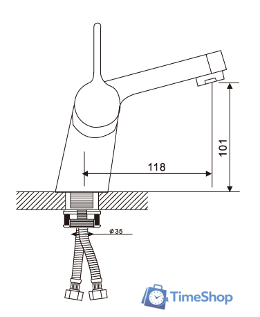 Смеситель Gappo Chanel G1204 - Изображение №14 — Интернет-магазин Time-Shop