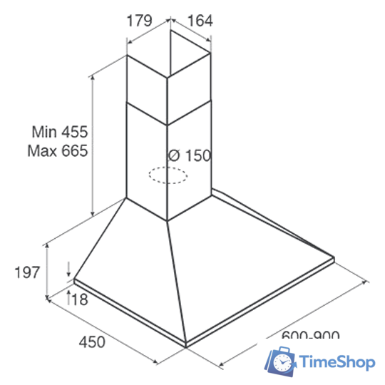 Кухонная вытяжка Jetair Gaia IX/A/90 PRF0112625B - Изображение №2 — Интернет-магазин Time-Shop