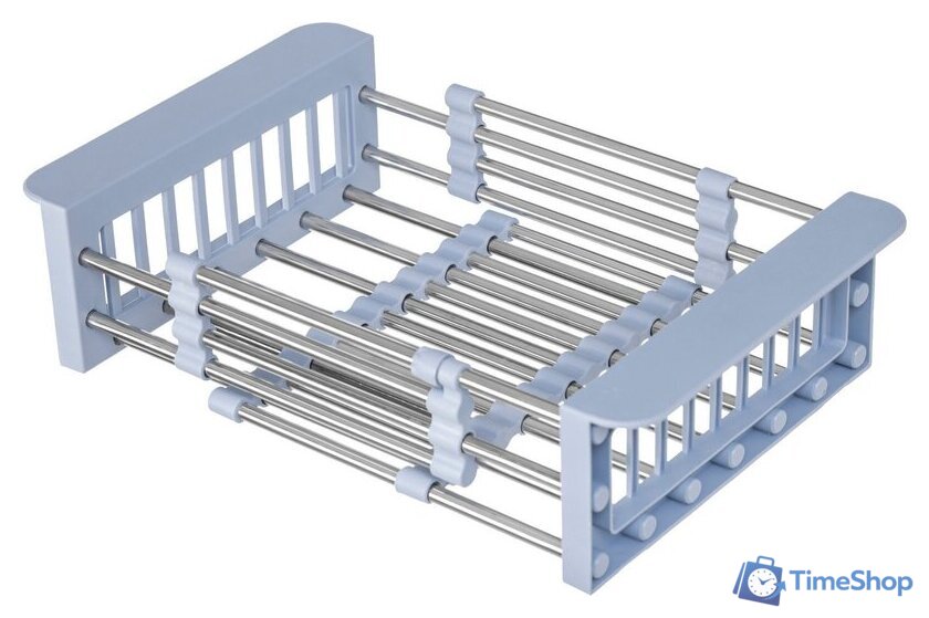 Кухонная мойка Saniteco 6550-R + Spike F9S07011 (сатин, с сифоном, дозатором и коландером) - Изображение №8 — Интернет-магазин Time-Shop