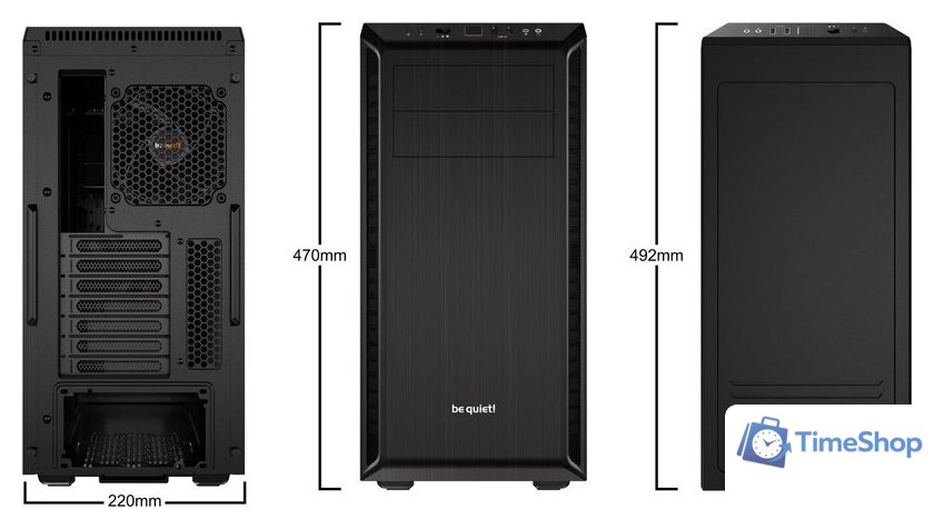 Корпус be quiet! Pure Base 600 (черный) - Изображение №6 — Интернет-магазин Time-Shop