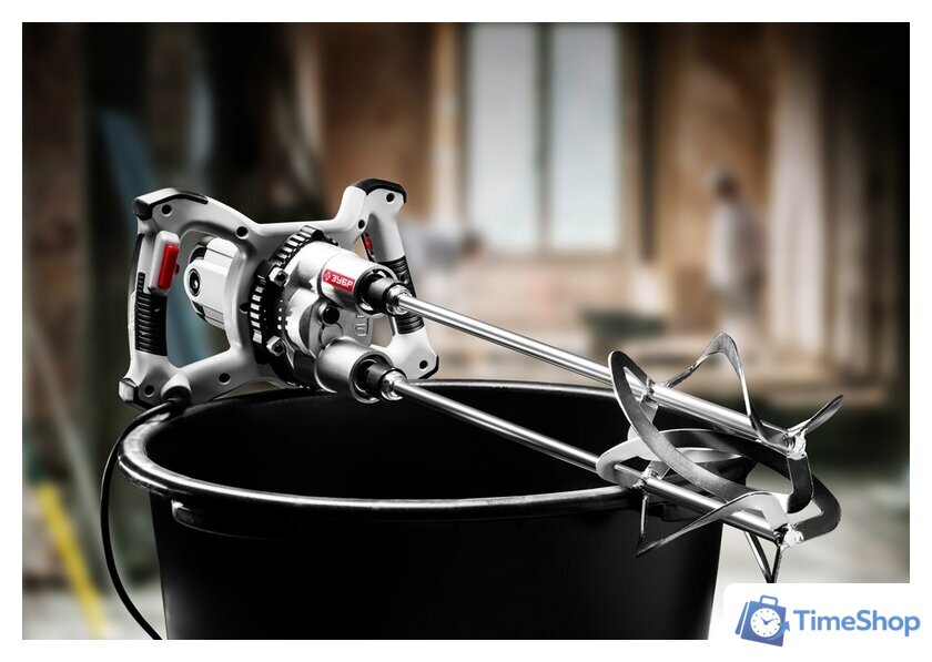 Строительный миксер Зубр МРД-1400 - Изображение №7 — Интернет-магазин Time-Shop