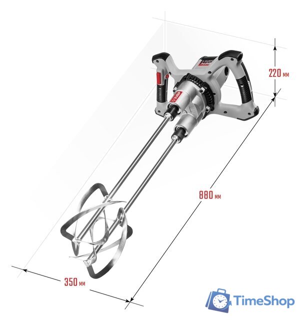 Строительный миксер Зубр МРД-1400 - Изображение №2 — Интернет-магазин Time-Shop