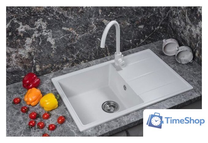 Кухонная мойка AV Engineering Benefit AVE730470WTA (белый) - Изображение №4 — Интернет-магазин Time-Shop