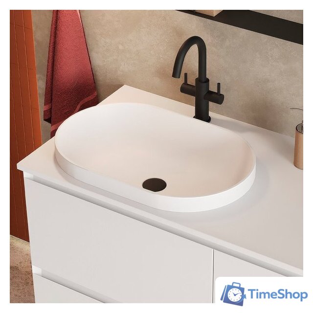 Умывальник Belux Джаз 560 Овал (белый) - Изображение №3 — Интернет-магазин Time-Shop