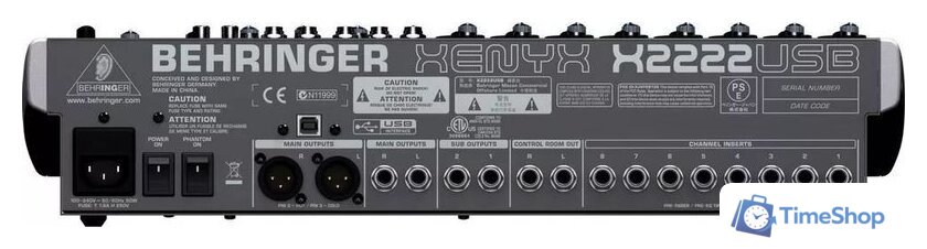 Микшерный пульт Behringer Xenyx X2222USB - Изображение №3 — Интернет-магазин Time-Shop