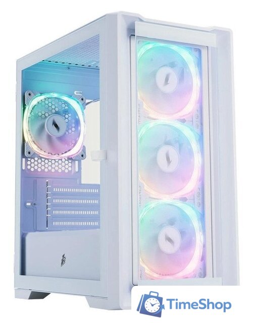 Корпус 1stPlayer TRILOBITE T4-G ARGB (белый) - Изображение №1 — Интернет-магазин Time-Shop