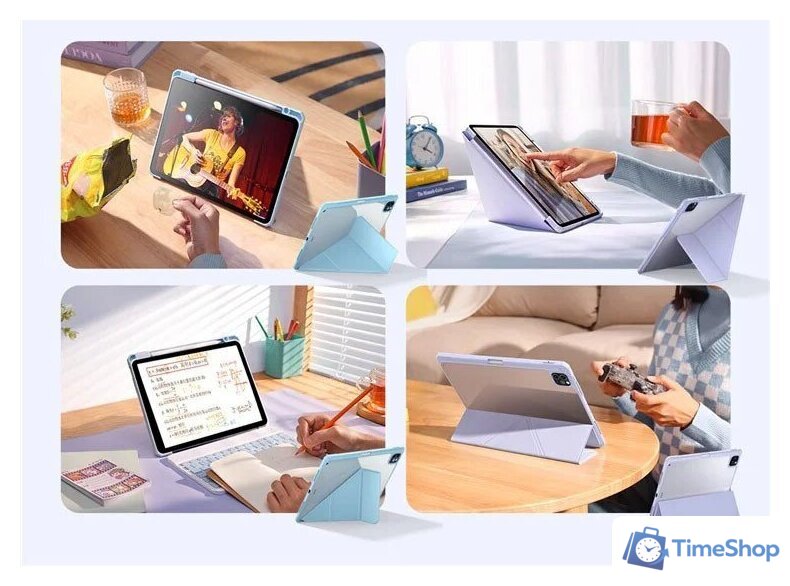 Чехол для планшета Baseus Minimalist для Apple iPad 10.2 (черный) - Изображение №18 — Интернет-магазин Time-Shop