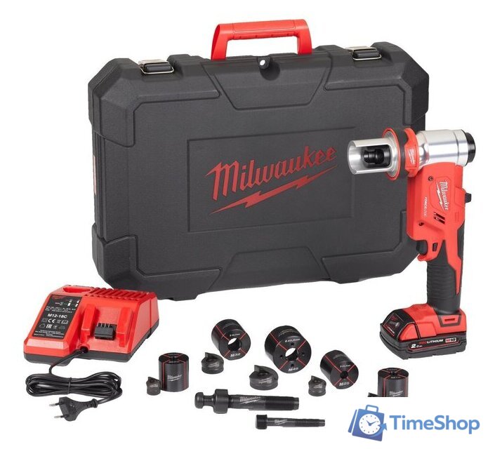 Пробойник Milwaukee M18 HKP-201CA Force Logic 4933451204 (с 1-им АКБ, кейс) - Изображение №1 — Интернет-магазин Time-Shop