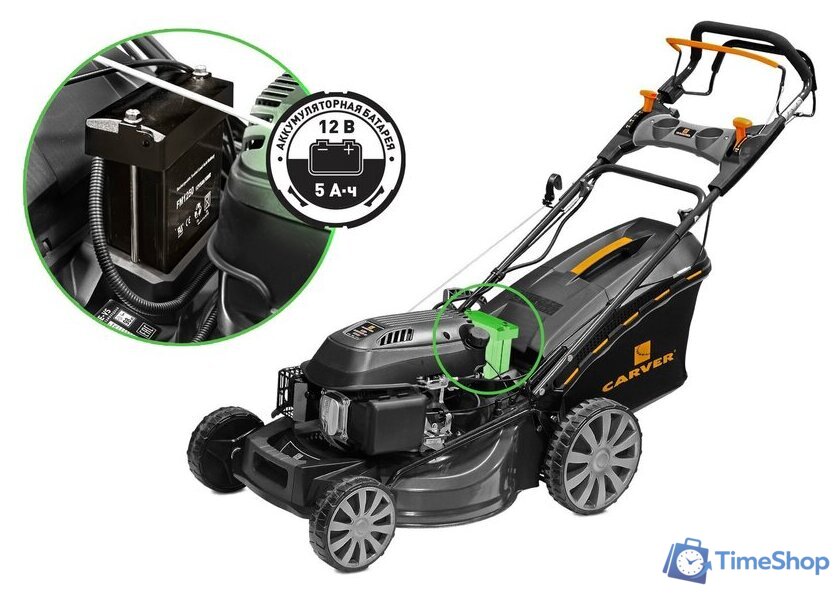 Газонокосилка Carver LMG-3653DMSE-VS - Изображение №10 — Интернет-магазин Time-Shop